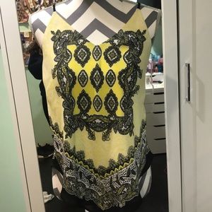 V neck tank top blouse